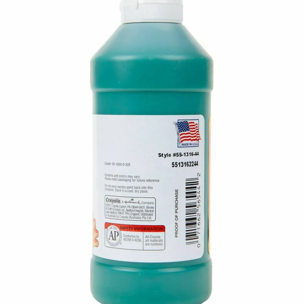 Crayola Washable Finger Paint, 16 Oz., Green