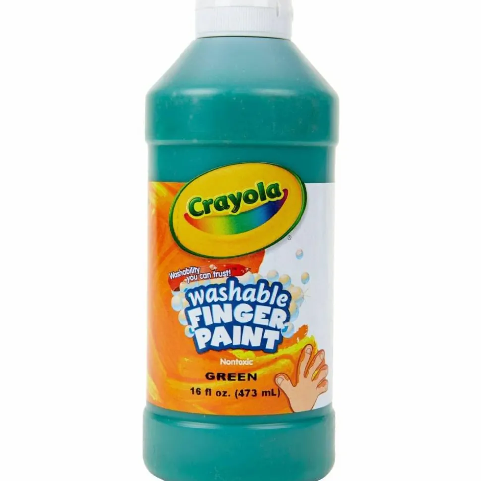 Crayola Washable Finger Paint, 16 Oz., Green