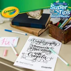 Crayola Washable Markers, Super Tip, Assorted Colors, Box Of 20