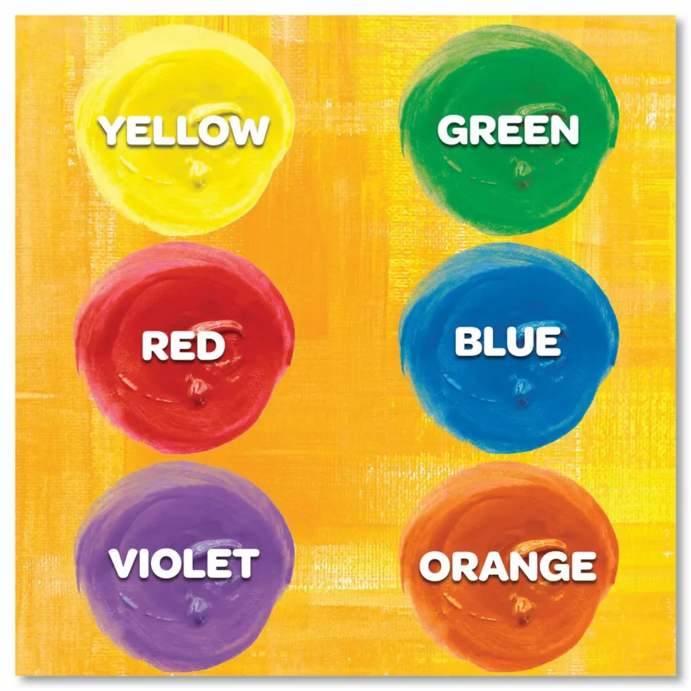 Crayola Washable Paint, 2 Oz, Pack Of 6