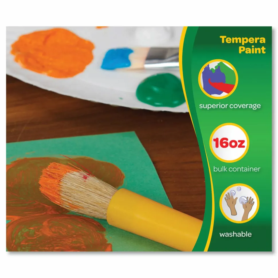 Crayola Washable Paint, 2 Oz, Pack Of 6