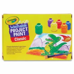 Crayola Washable Paint, 2 Oz, Pack Of 6