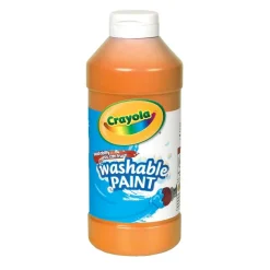 Crayola Washable Paint, Orange, 16 Oz