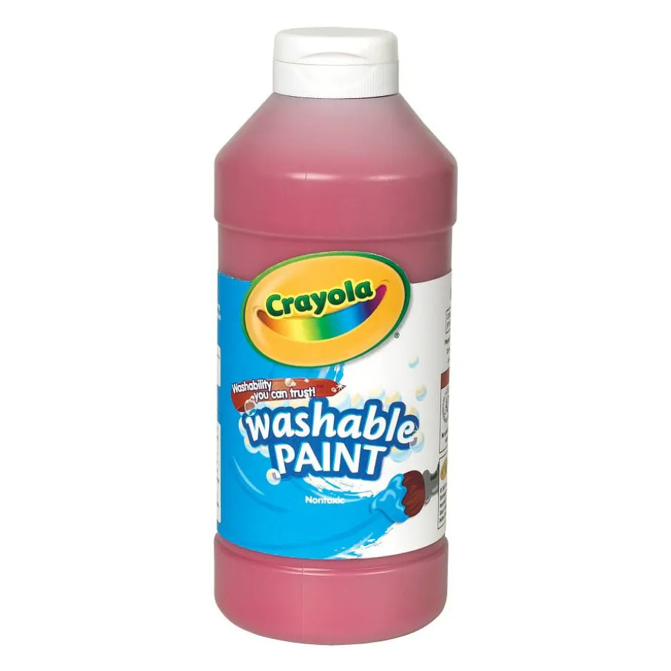 Crayola Washable Paint, Red, 16 Oz