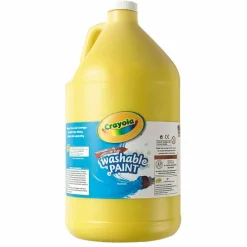 Crayola Washable Paint, Yellow, Gallon