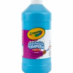 Crayola Washable Tempera Paint Artista II, 1 Quarts, Turquoise Blue