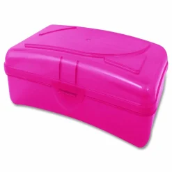 Cra-Z-Art Plastic School Box, 2-3/16”H x 5-3/16”W x 8”D, Assorted Colors