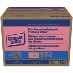 Cream Suds Manual Pot and Pan Presoak and Detergent with Phosphate, Baby Powder Scent, Powder, 25 lb Box