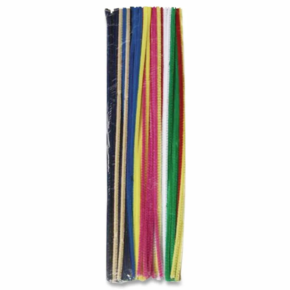 Creativity Street Chenille Stems, 4mm x 12", Assorted Colors, Box Of 1000