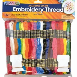 Creativity Street Embroidery Thread Pack