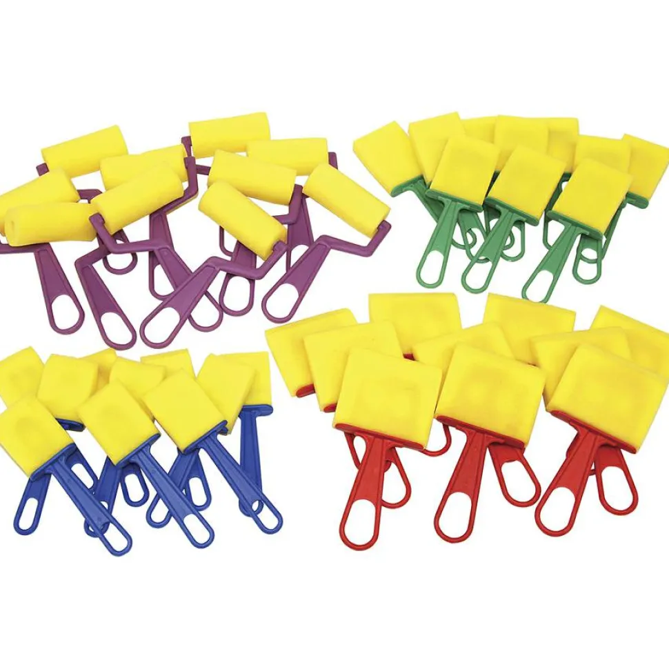 Creativity Street Foam Brushes/Rollers Classroom Pack