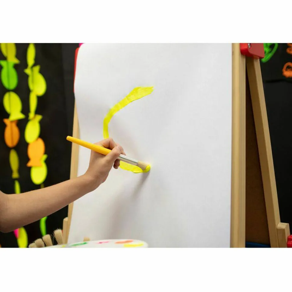 Creativity Street Round Natural Bristle Brushes