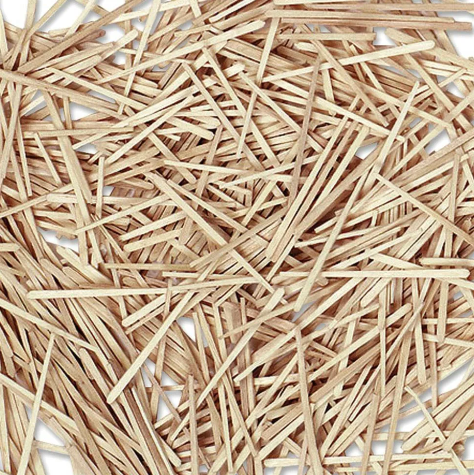 Creativity Street Wood Crafts Flat Toothpicks, Natural, Box Of 2,500