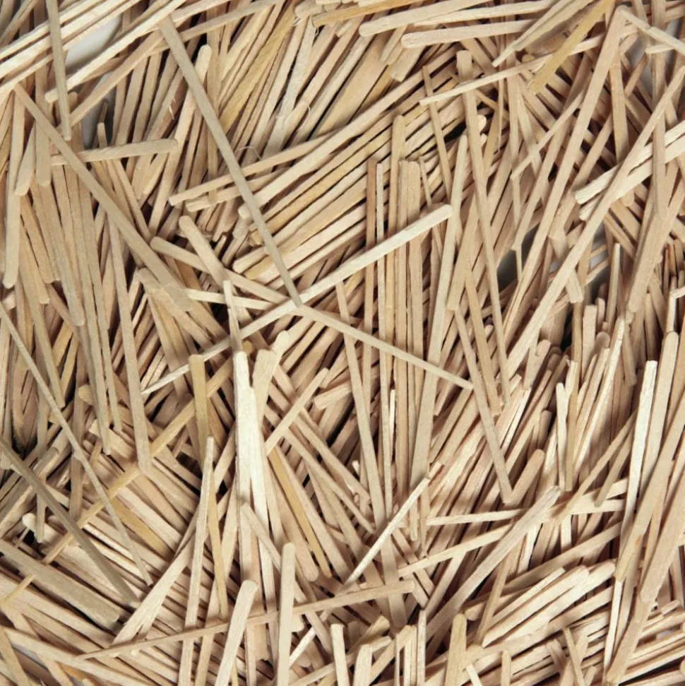 Creativity Street Wood Crafts Flat Toothpicks, Natural, Box Of 2,500