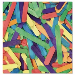 Creativity Street Wood Crafts Jumbo Craft Sticks, 6