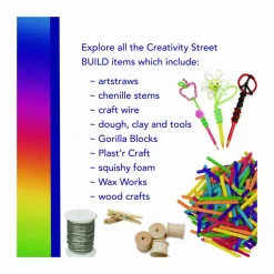 Creativity Street Wood Spring Clothespins, 3.38
