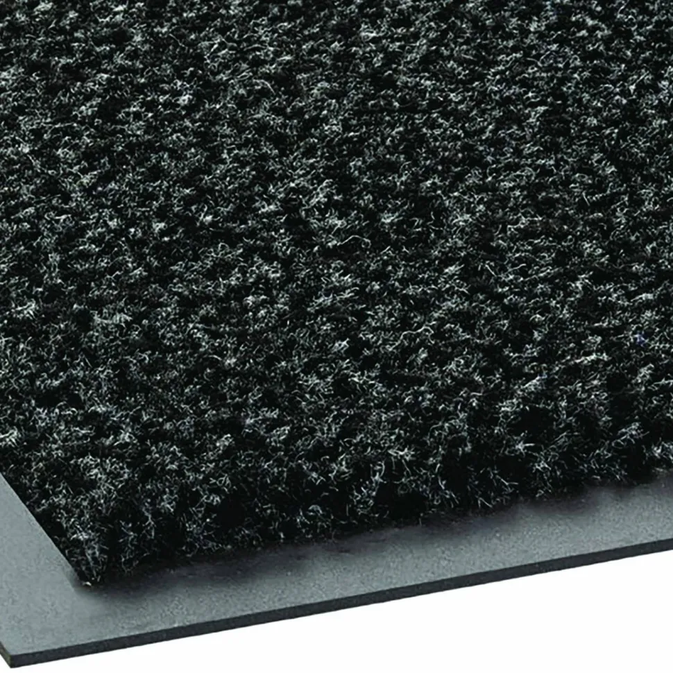 Crown Dust-Star Wiper Mat, 48" x 72", Charcoal
