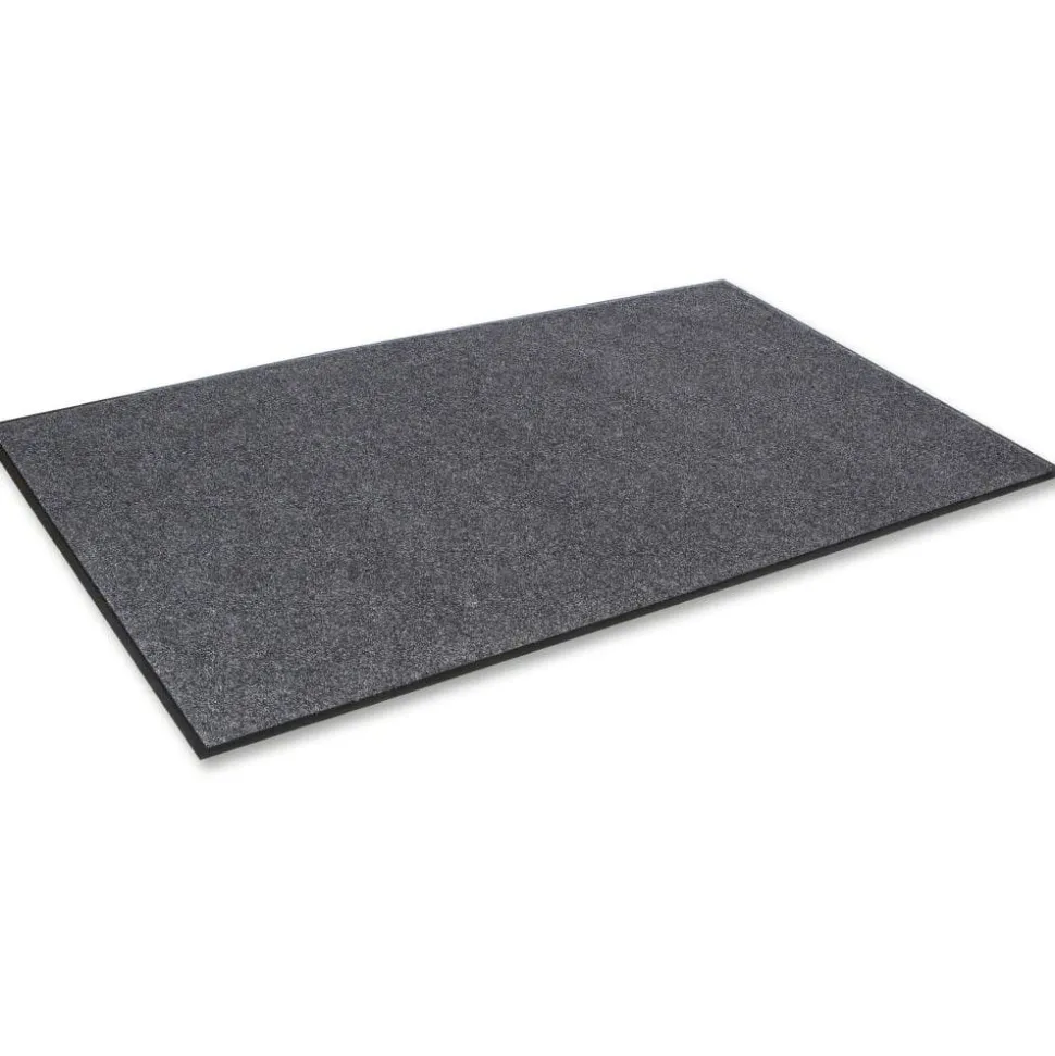 Crown Eco-Step Wiper Mat, 36" x 60", 100% Recycled, Charcoal