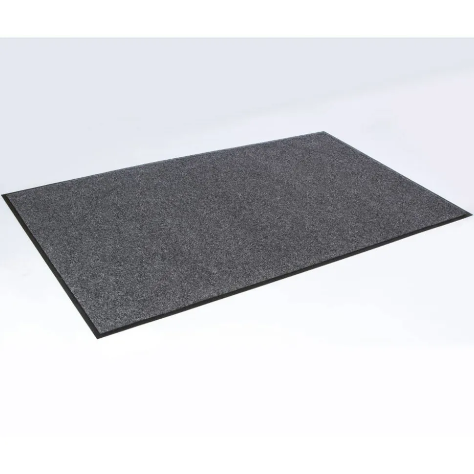 Crown Eco-Step Wiper Mat, 36" x 60", 100% Recycled, Charcoal