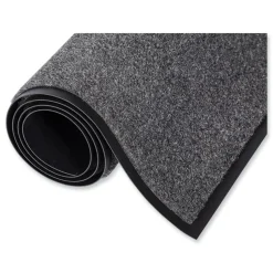 Crown EcoStep Wiper Mat EcoStep Mat, 24 x 36, Charcoal