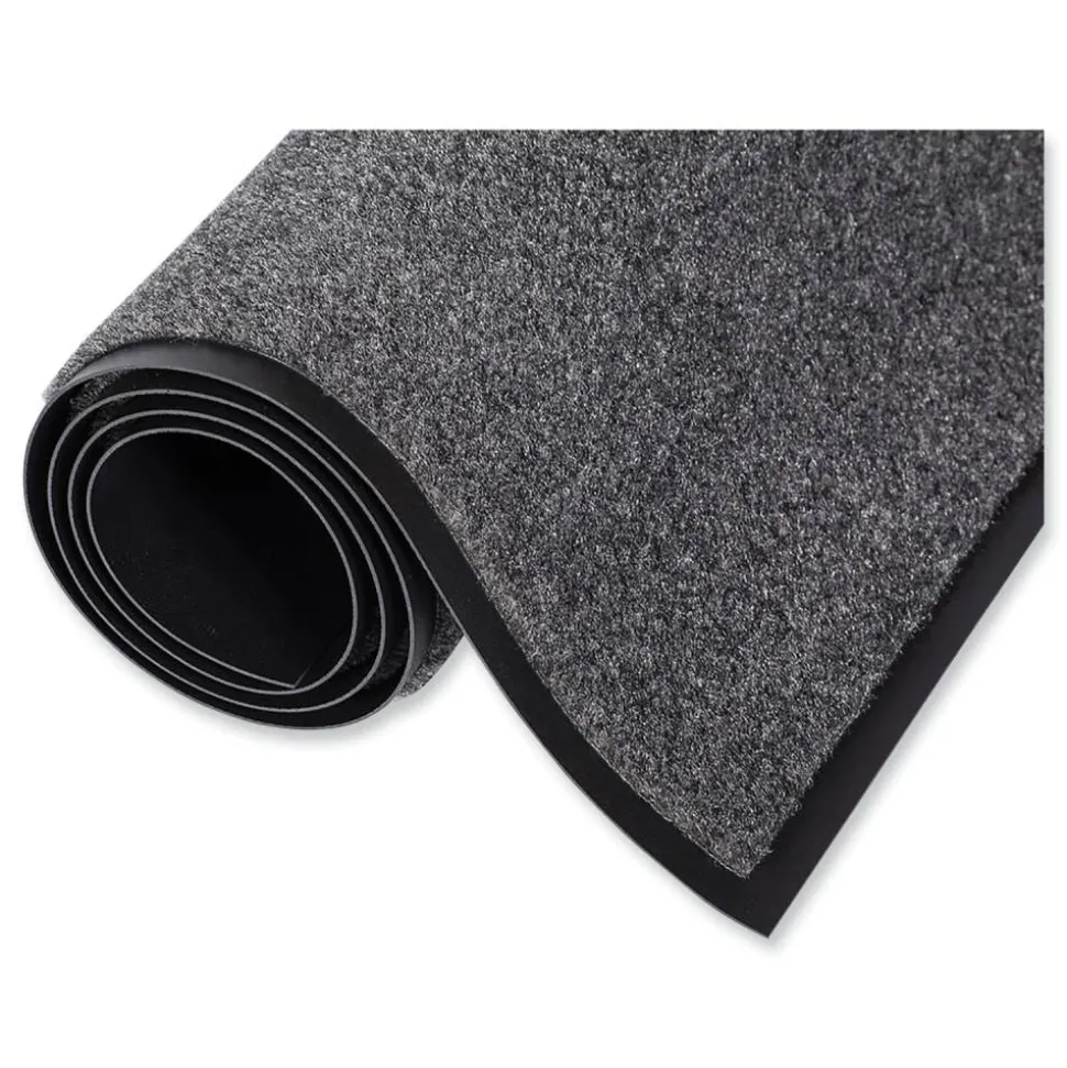 Crown EcoStep Wiper Mat EcoStep Mat, 24 x 36, Charcoal