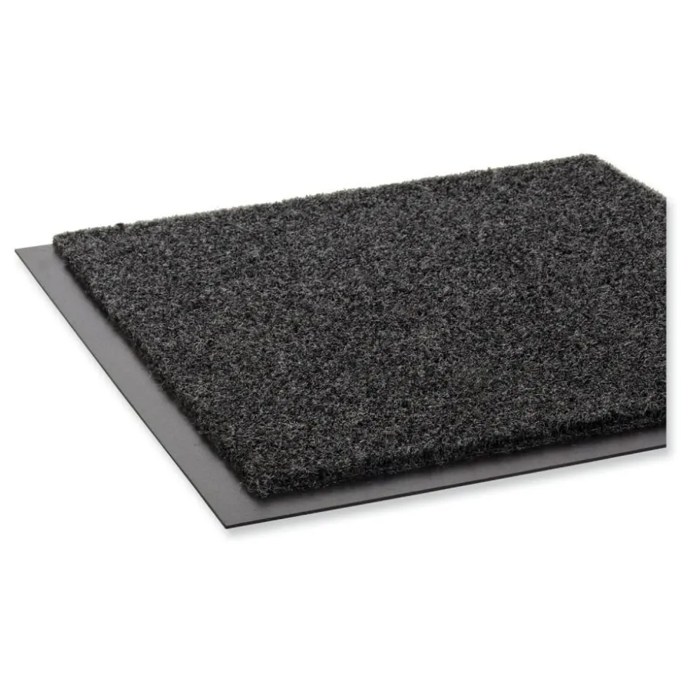 Crown EcoStep Wiper Mat EcoStep Mat, 24 x 36, Charcoal