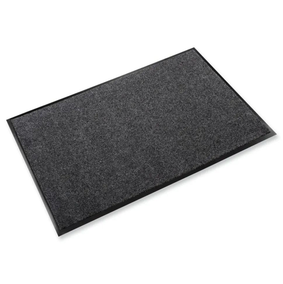 Crown EcoStep Wiper Mat EcoStep Mat, 24 x 36, Charcoal