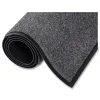 Crown EcoStep Wiper Mat, Rectangular, Charcoal Gray Cut Pile Surface, 48" x 96"