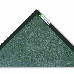Crown EcoStep Wiper Mat, Rectangular, Charcoal Gray Cut Pile Surface, 48" x 72"