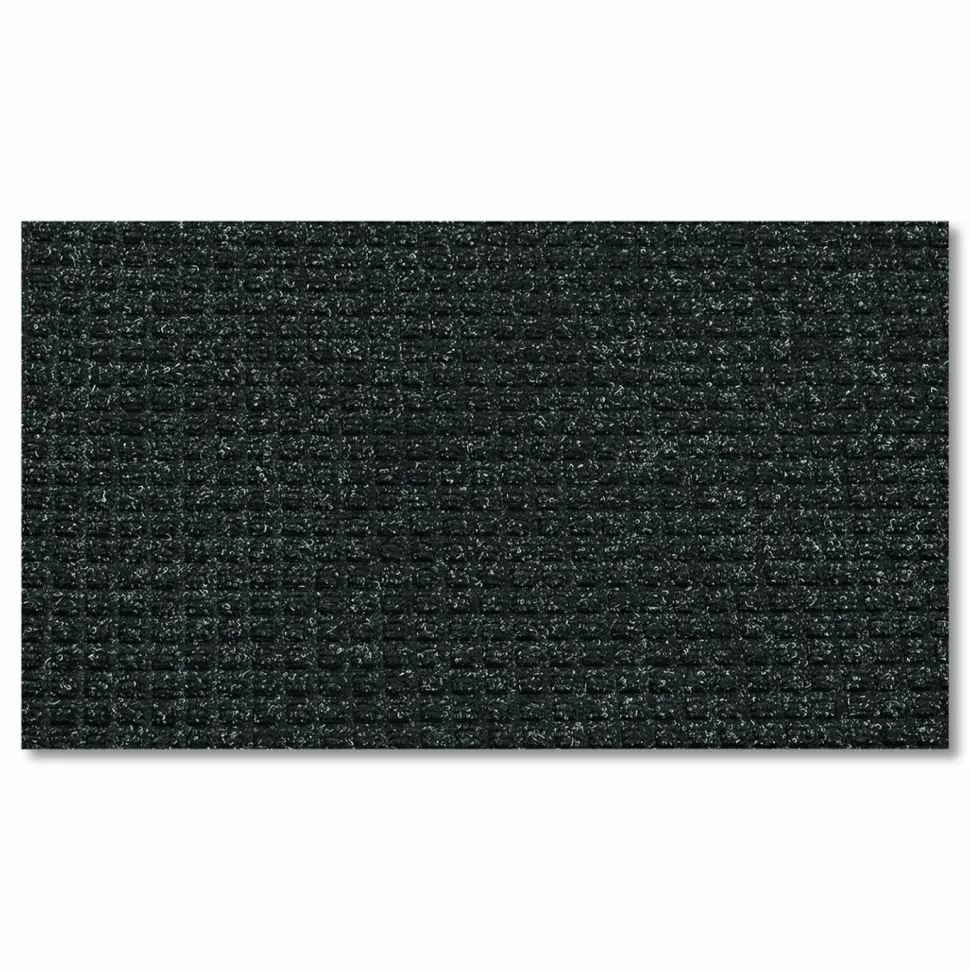 Crown Mats Super-Soaker Wiper Mat, 3/8"H x 45"W x 68"D, Charcoal