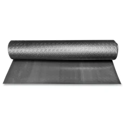 Crown Tuff-Spun Foot-Lover Diamond Surface Mat, Rectangular, Black Diamond Embossed Surface, 36" x 60"