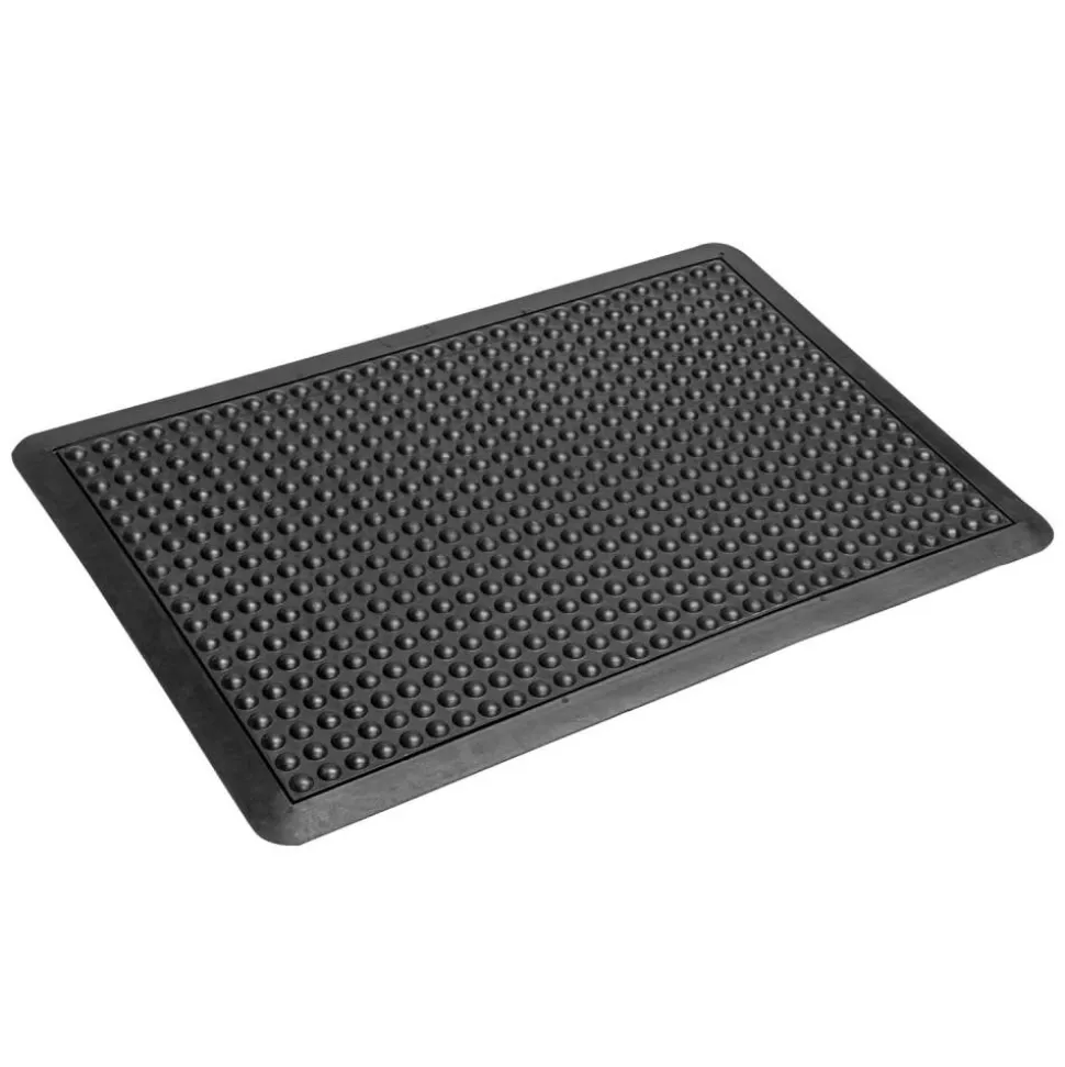 Crown Yoga-Flex, Rectangular, Black High/Low Bubble Surface, 24" x 36"