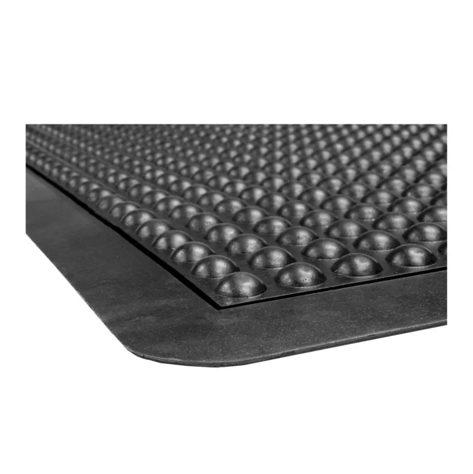 Crown Yoga-Flex, Rectangular, Black High/Low Bubble Surface, 36" x 48"