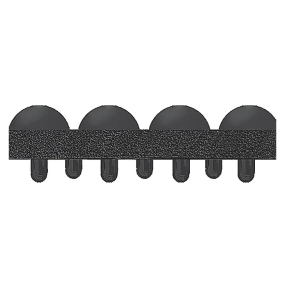 Crown Yoga-Flex, Rectangular, Black High/Low Bubble Surface, 36" x 48"