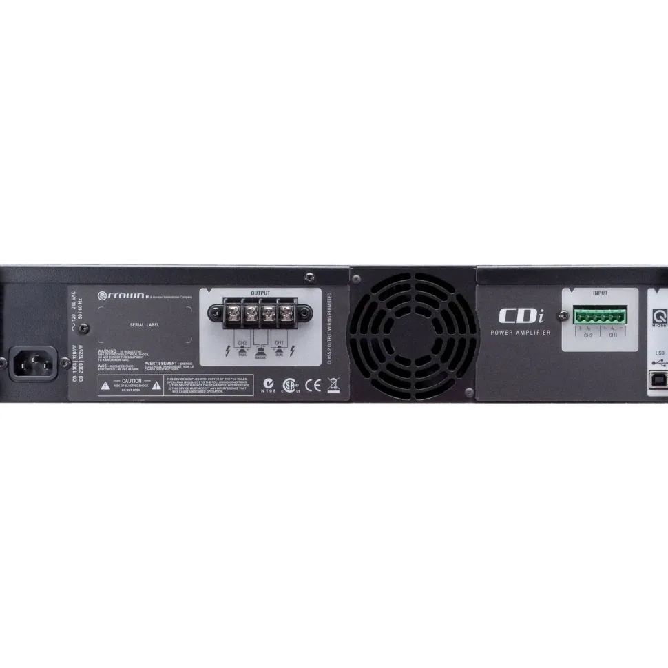 Crown 1000 Amplifier - 1000 W RMS - 2 Channel