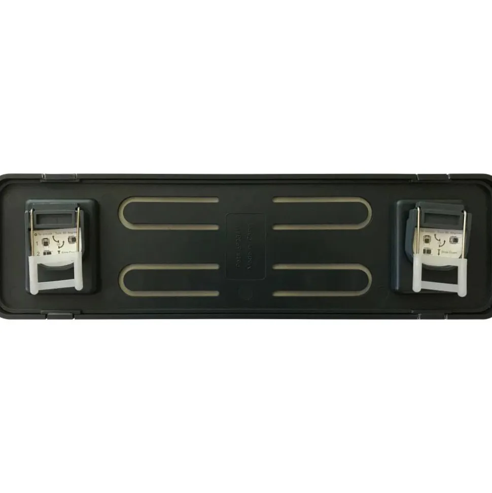 Cubicle Name Plate, 2 5/8" x 9 1/8" x 7/8", 30% Recycled, Charcoal