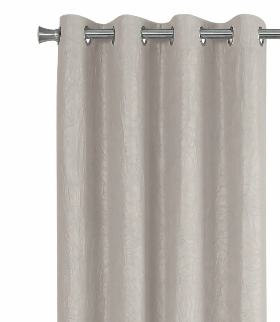 Curtain Panel, 2pcs Set, 54"W X 84"L, Room Darkening, Grommet, Living Room, Bedroom, Kitchen, Beige Micro Suede, Contemporary, Modern