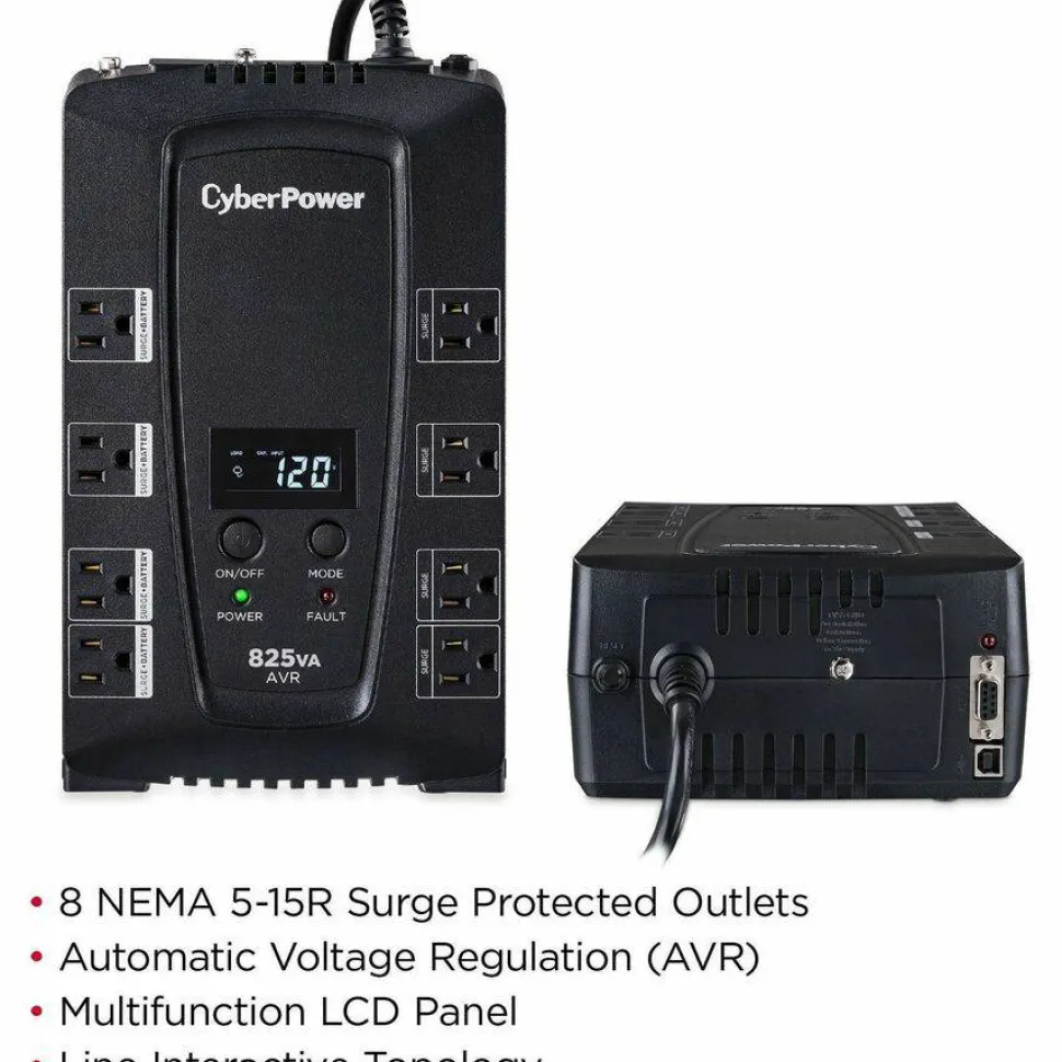 CyberPower CP825AVRLCD Intelligent LCD UPS Systems