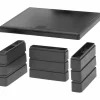 DAC Adjustable LCD/TFT Monitor Riser - 66 lb Load Capacity - Flat Panel Display Type Supported - 13"x 10.50" Depth - ABS Plastic - Black - - 02161