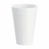 Dart Foam Drink Cups, 32 oz., White, 25/Bag, 20 Bags/Carton