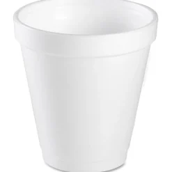 Dart Insulated Styrofoam Drinking Cups, White, 10 Oz, Box Of 25