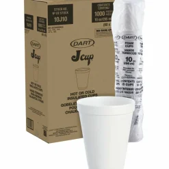 Dart J Cup 10 oz Insulated Foam Cups
