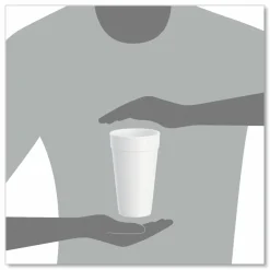 Dart J Cup 20 oz Insulated Foam Cups