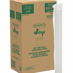 Dart J Cup 4 oz Insulated Foam Cups
