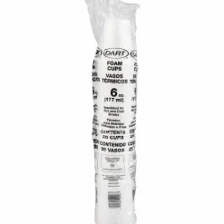 Dart J Cup 6 oz Insulated Foam Cups