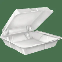 Dart Large Carryout Foam Trays, 1 Compartment, 9