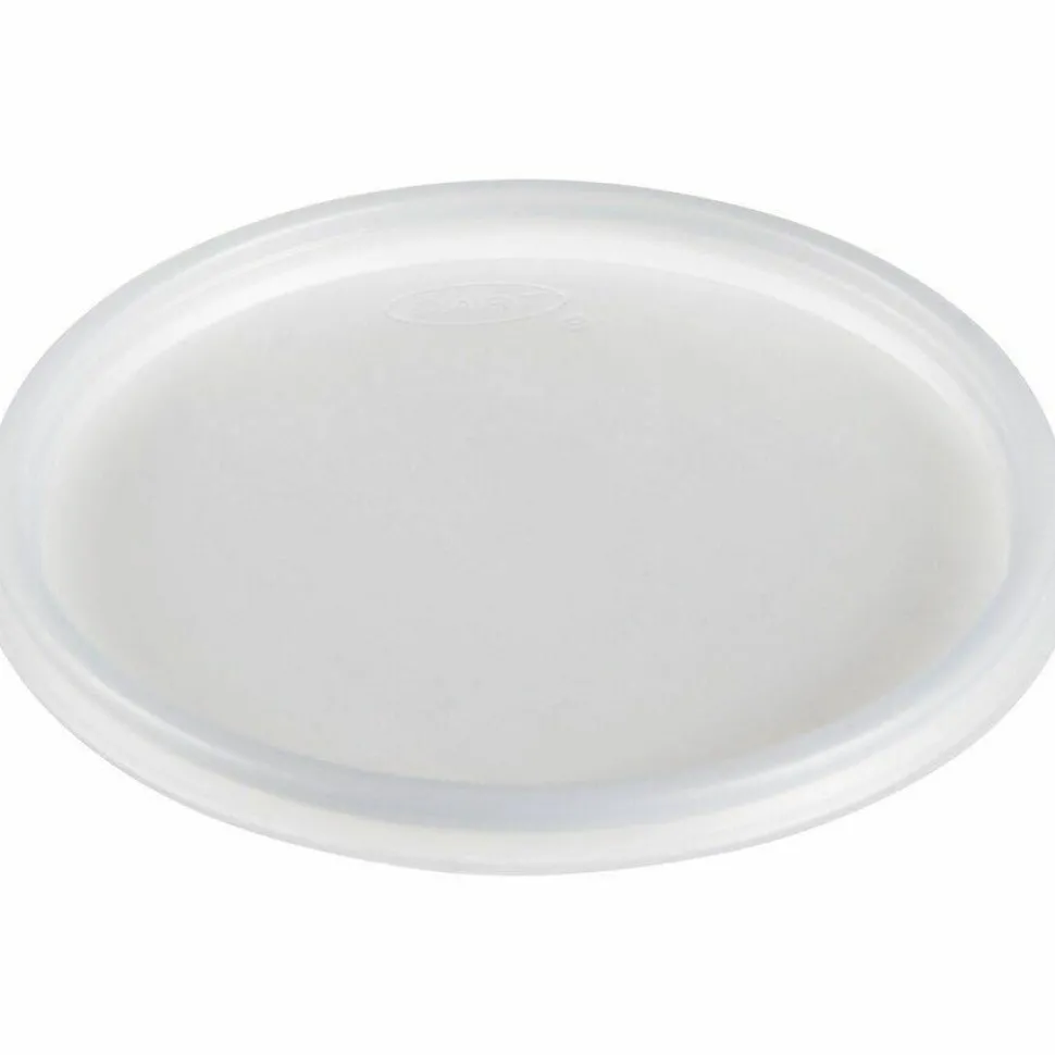 Dart 20 oz HIPS Plastic Non-vented Lid - Translucent