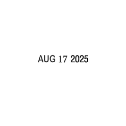 Date Line Dater Stamp Self-Inking with Extra Pad Date Line Dater Stamp, 1” x 3/16