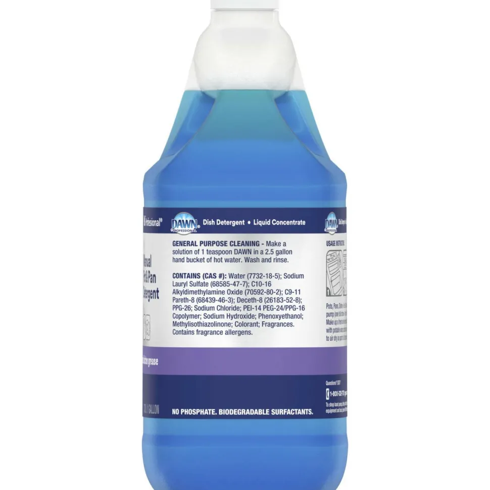 Dawn Dishwashing Liquid, Original Scent, 4/128 oz bottles