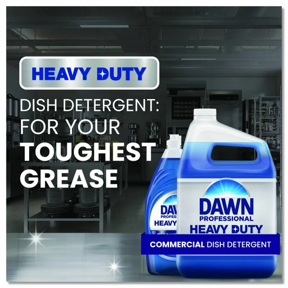 Dawn Professional Heavy-Duty Manual Pot/Pan Dish Detergent, Original Scent, 1 gal Bottle, 2/Carton